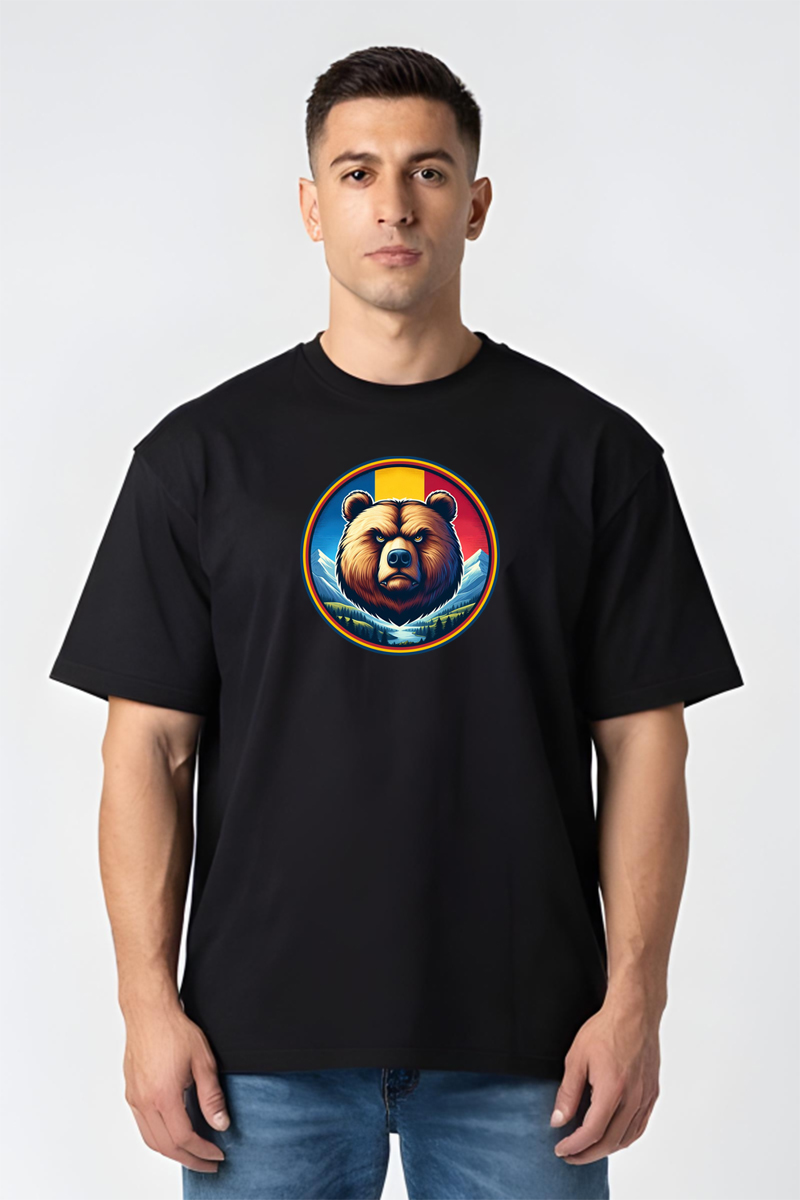 Tricou Oversize - Urs Tricolor - imagine 5