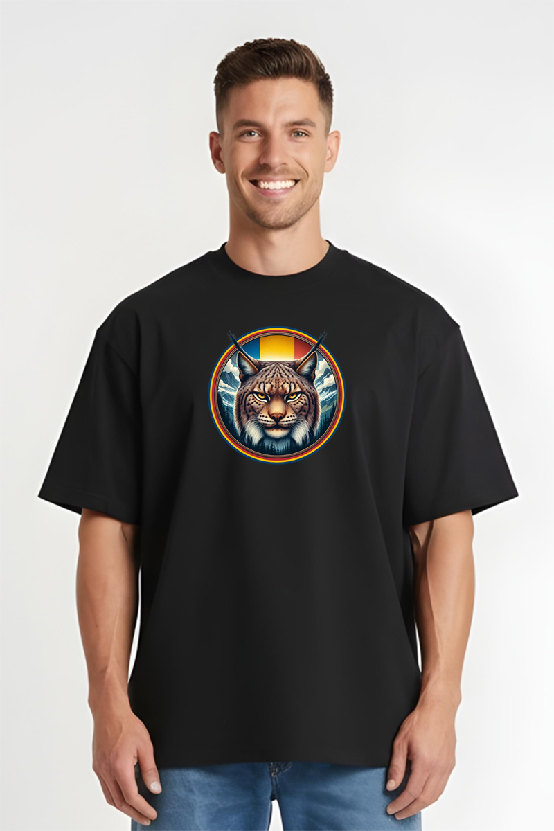 Tricou Oversize - Ras Tricolor - imagine 4