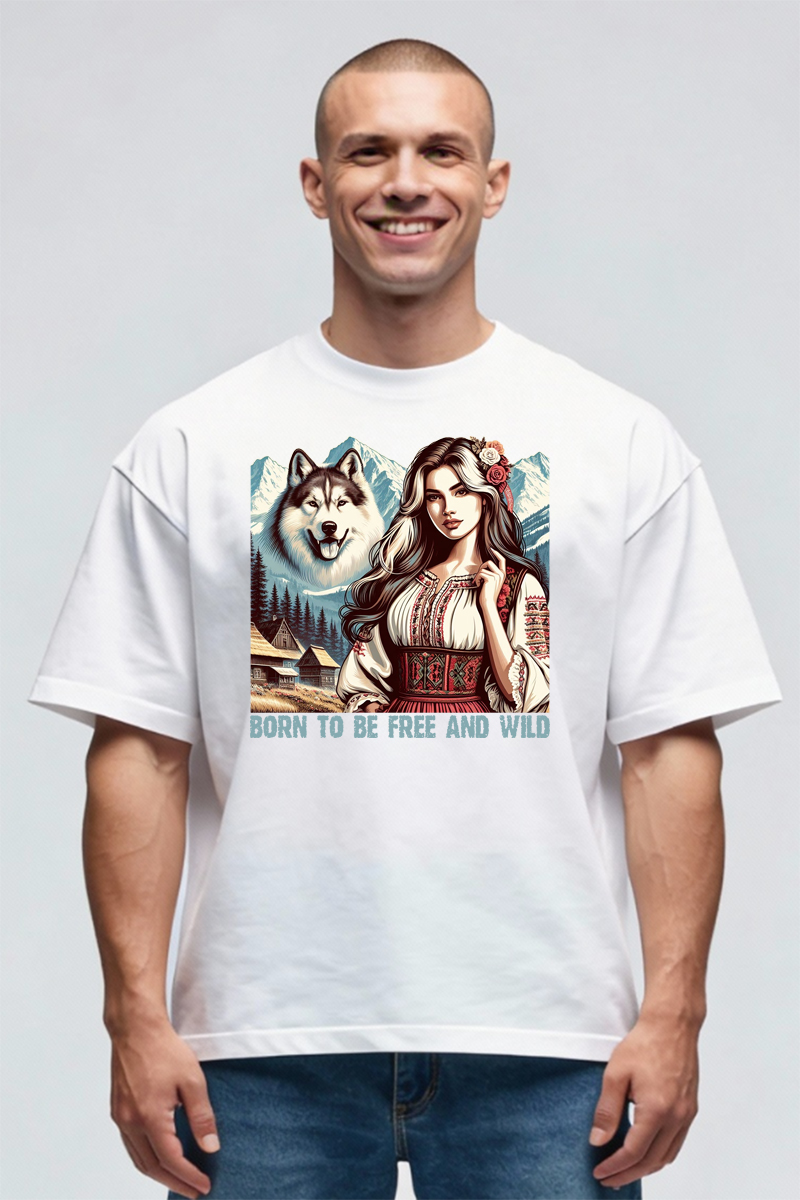 Tricou Oversize - Authentic Dacian Spirit - imagine 4