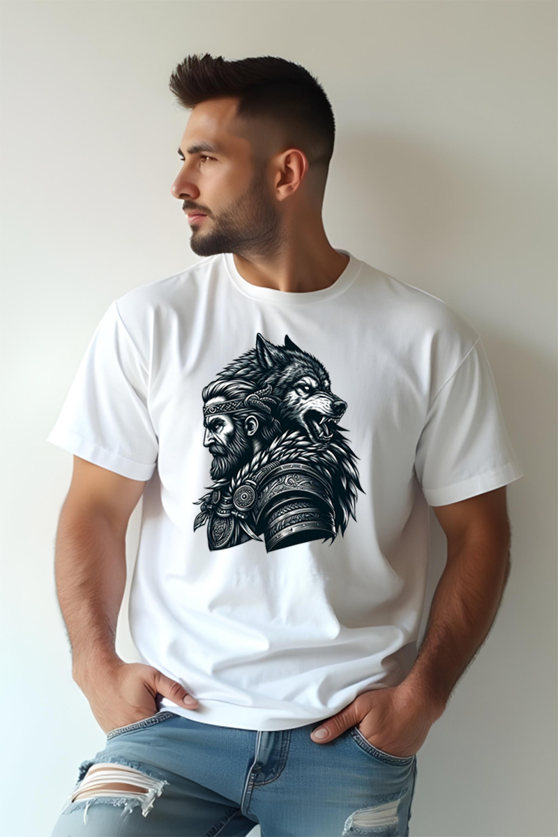 Tricou Oversize - Râzboinic Antic - imagine 2
