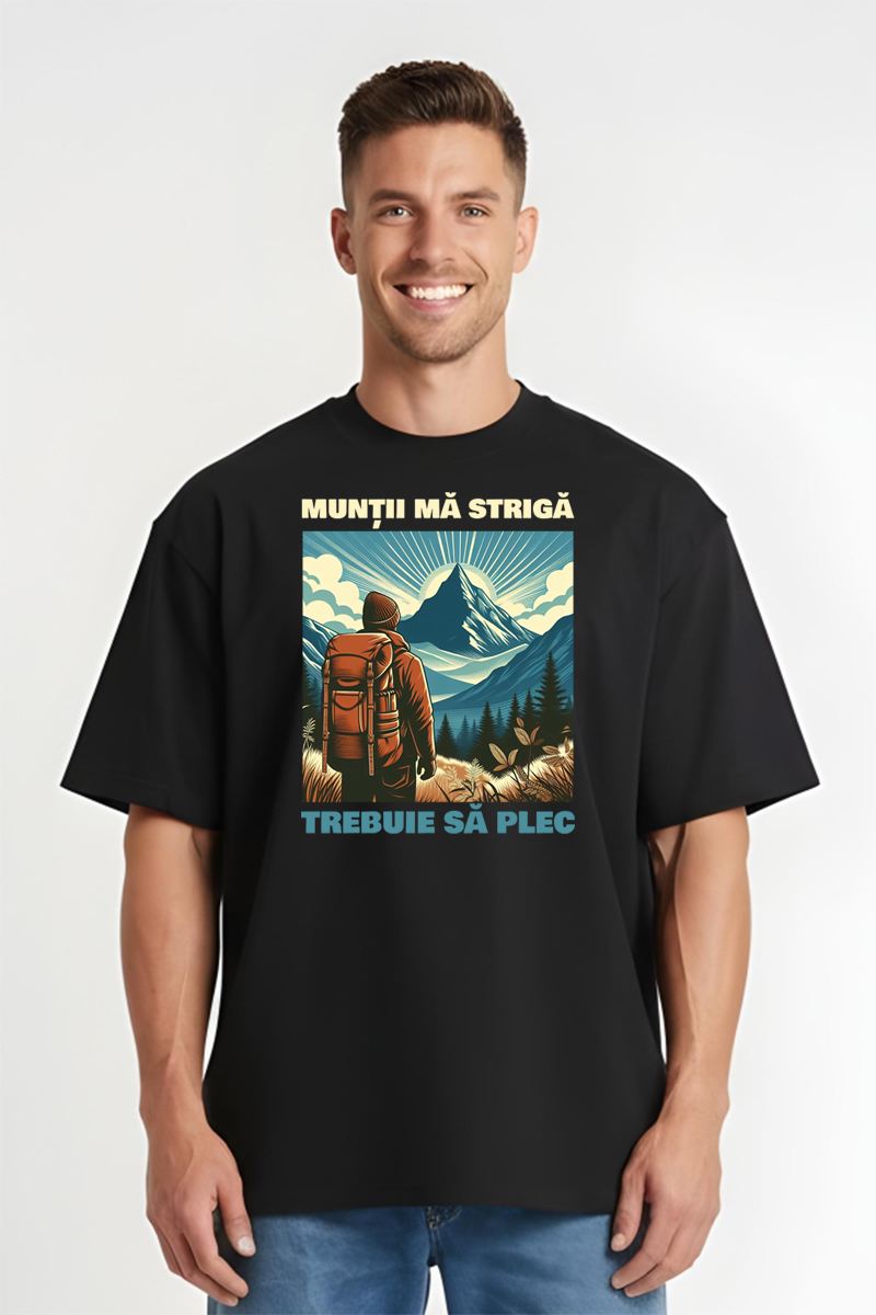 Tricou Oversize - Mă strigă munții - imagine 4