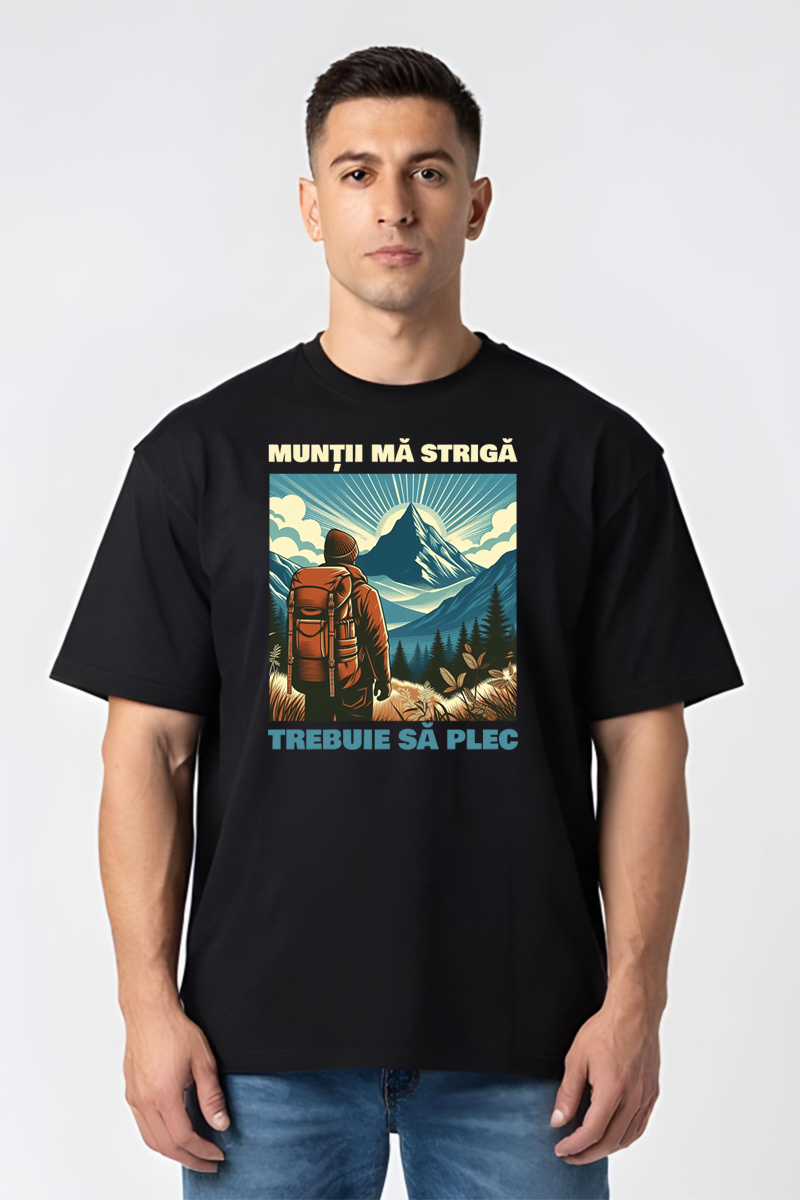 Tricou Oversize - Mă strigă munții - imagine 5