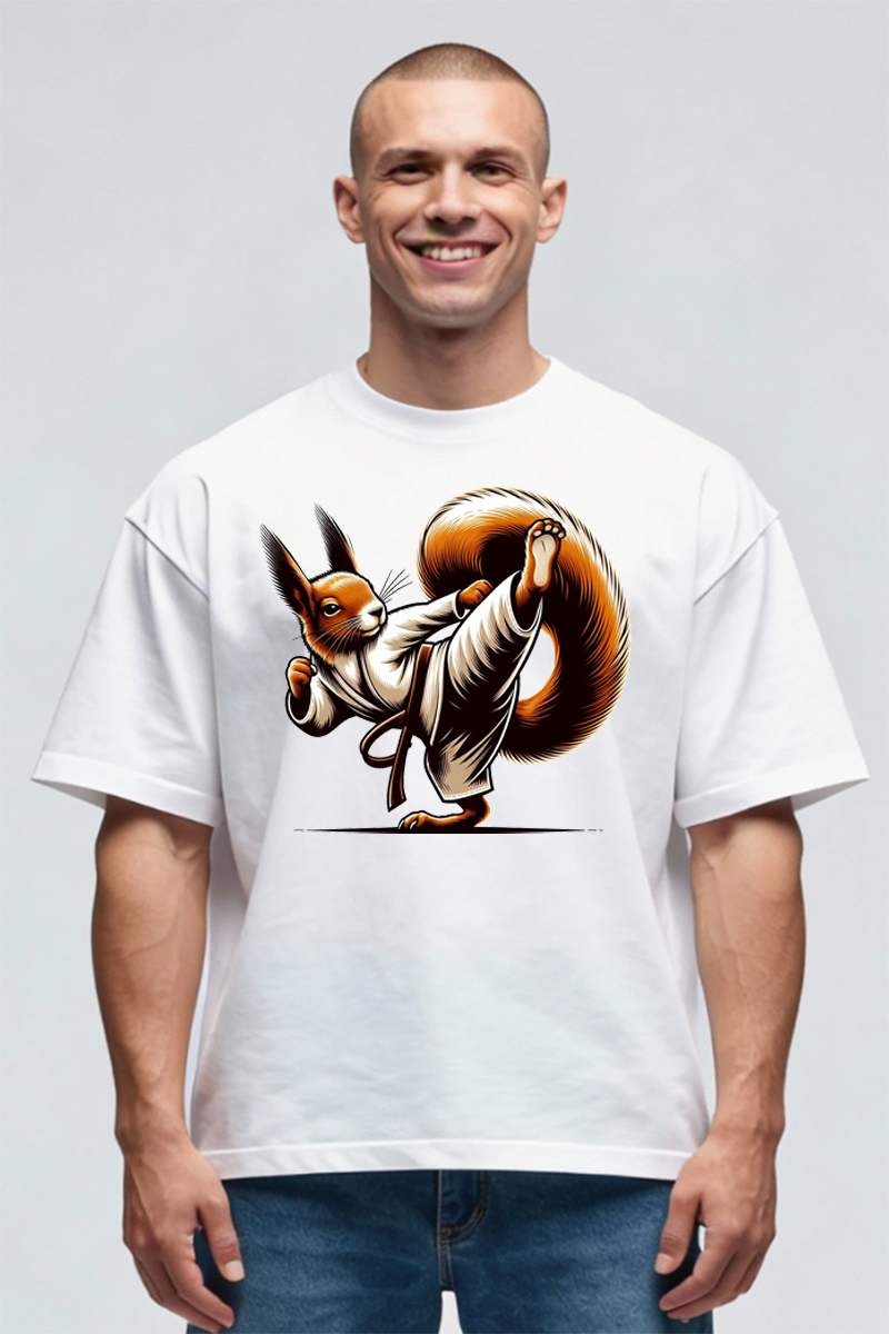 Tricou Oversize - Bunny Kick - imagine 4