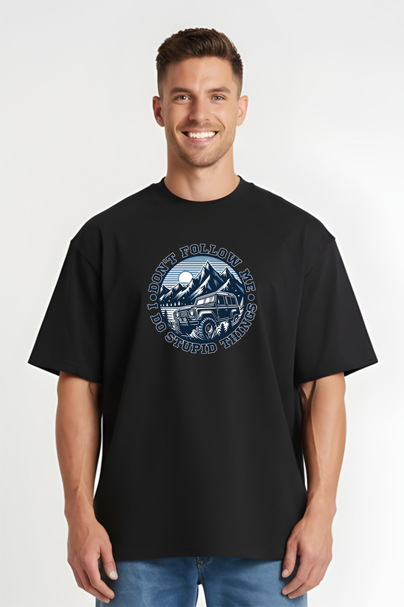 Tricou Oversize - Stupid Offroad - imagine 4