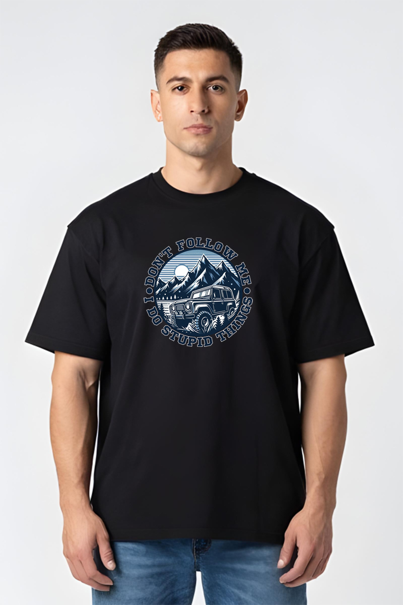 Tricou Oversize - Stupid Offroad - imagine 5