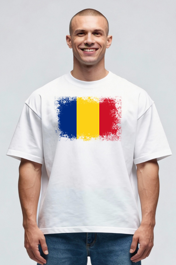 Tricou Oversize - Drapelul României - imagine 3