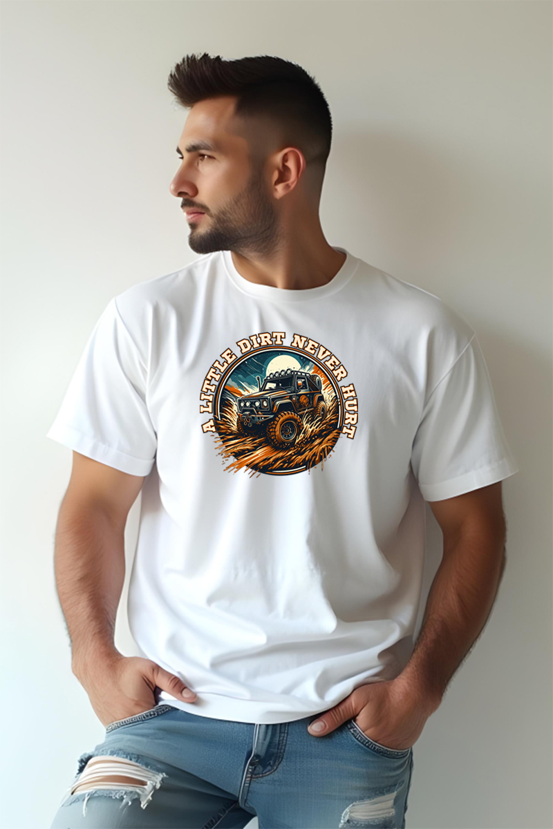 Tricou Oversize - Dirt Never Hurt - imagine 2