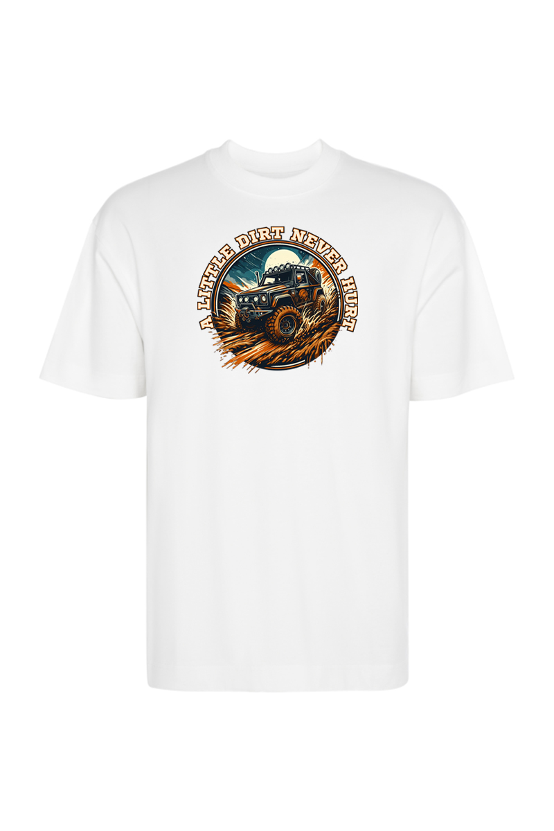 Tricou Oversize - Dirt Never Hurt - imagine 3