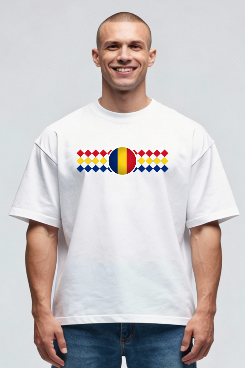 Tricou Oversize - Drapel România