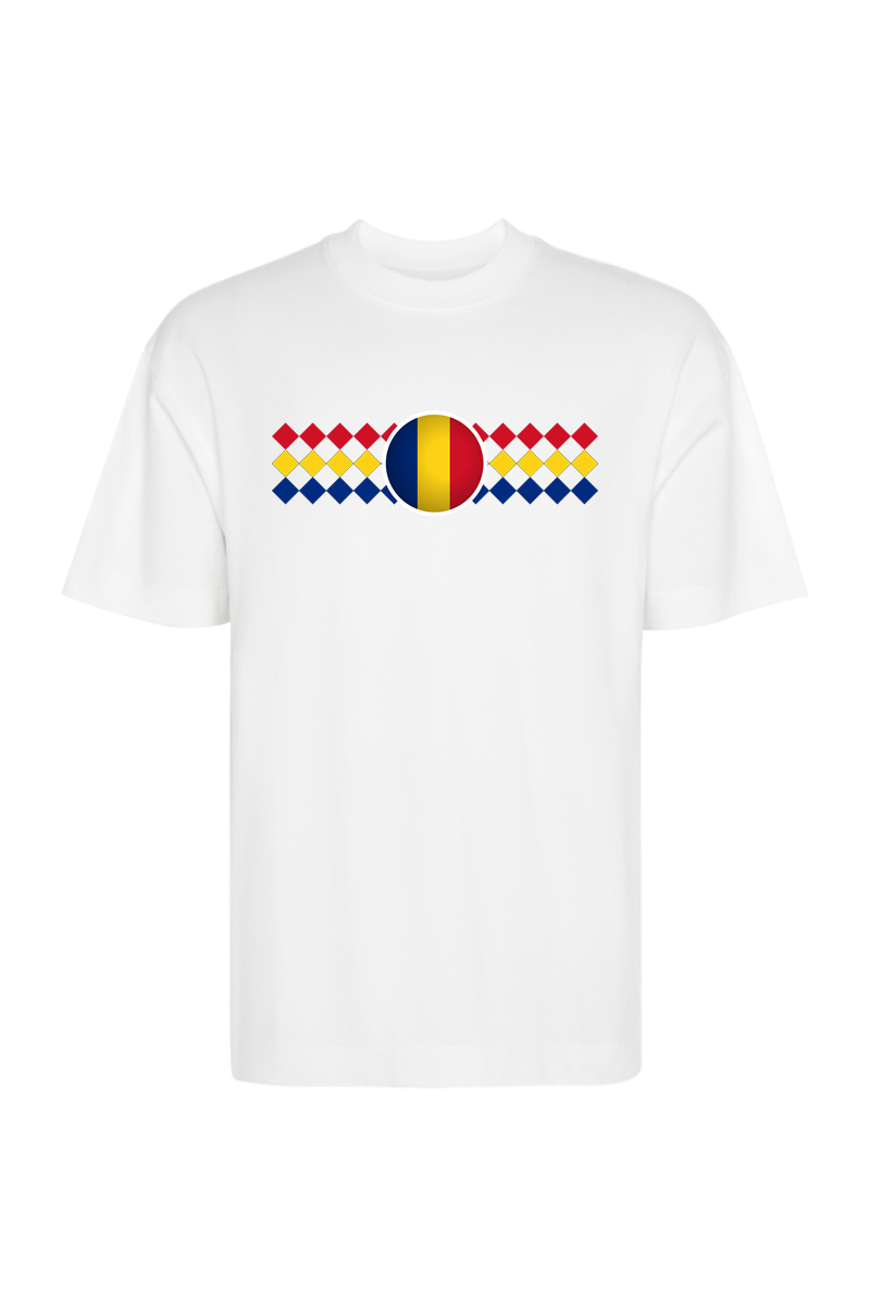 Tricou Oversize - Drapel România - imagine 3