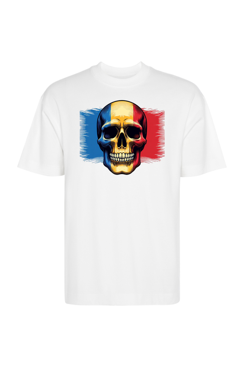 Tricou Oversize - Romanian Skull - imagine 2