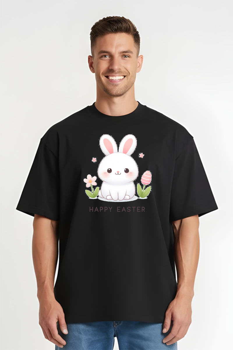 Tricou Oversize - Iepuraș de Paște - imagine 6
