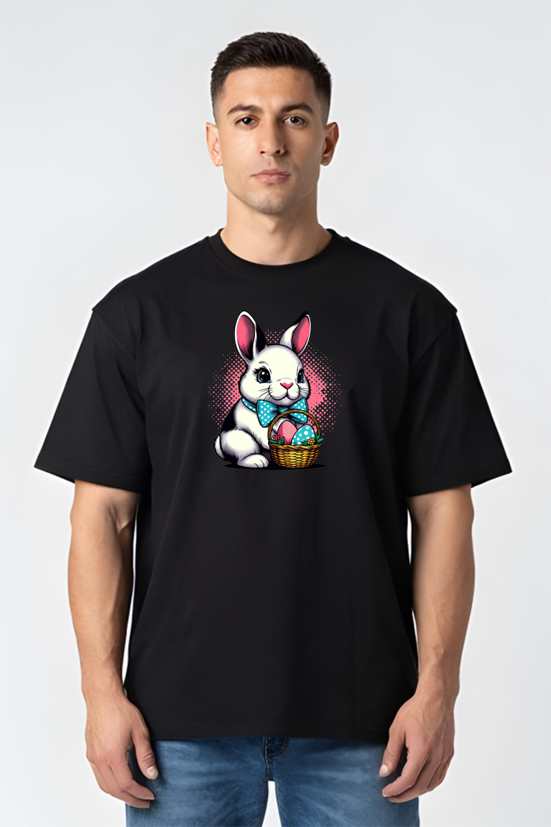 Tricou Oversize - Iepuraș de Paște - imagine 10