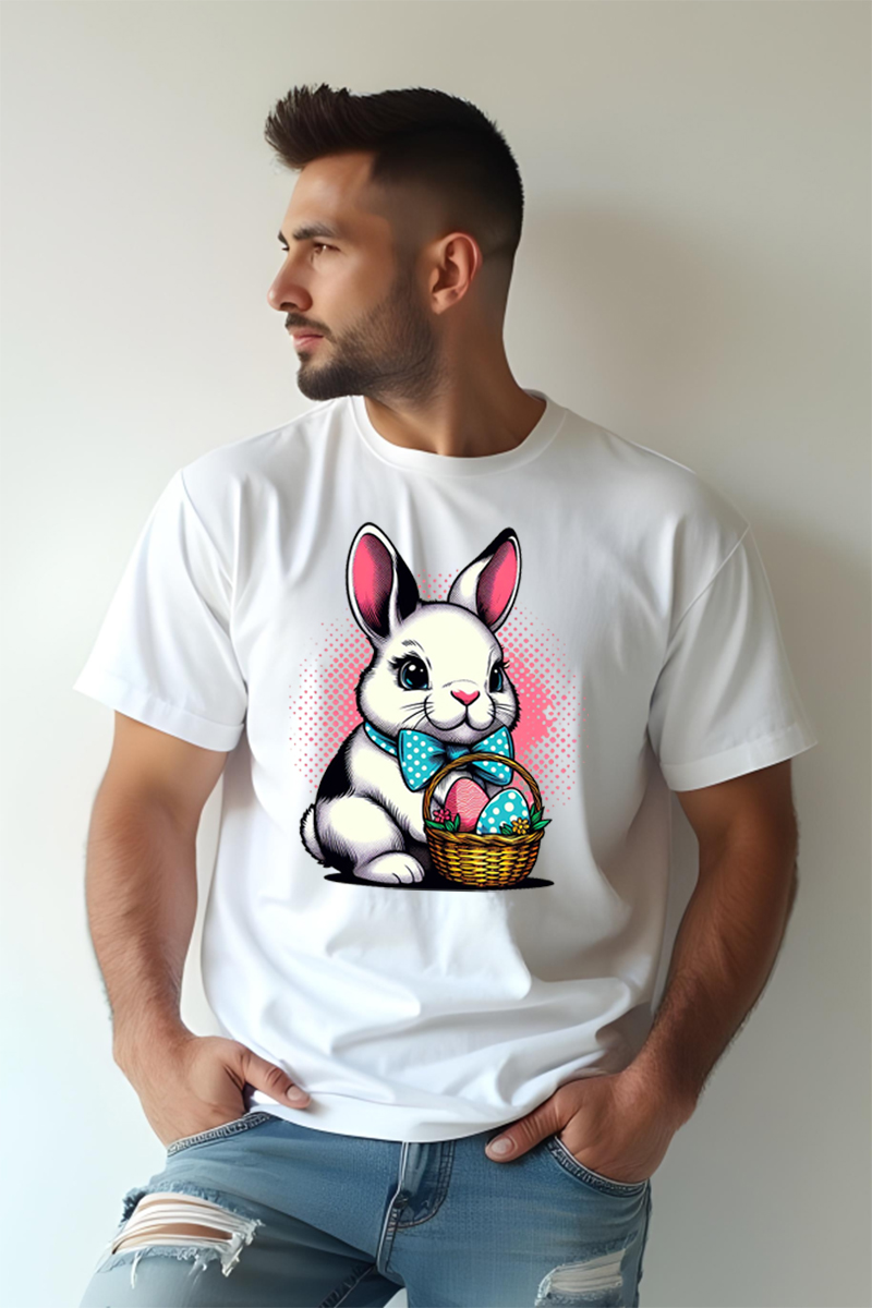 Tricou Oversize - Iepuraș de Paște - imagine 4