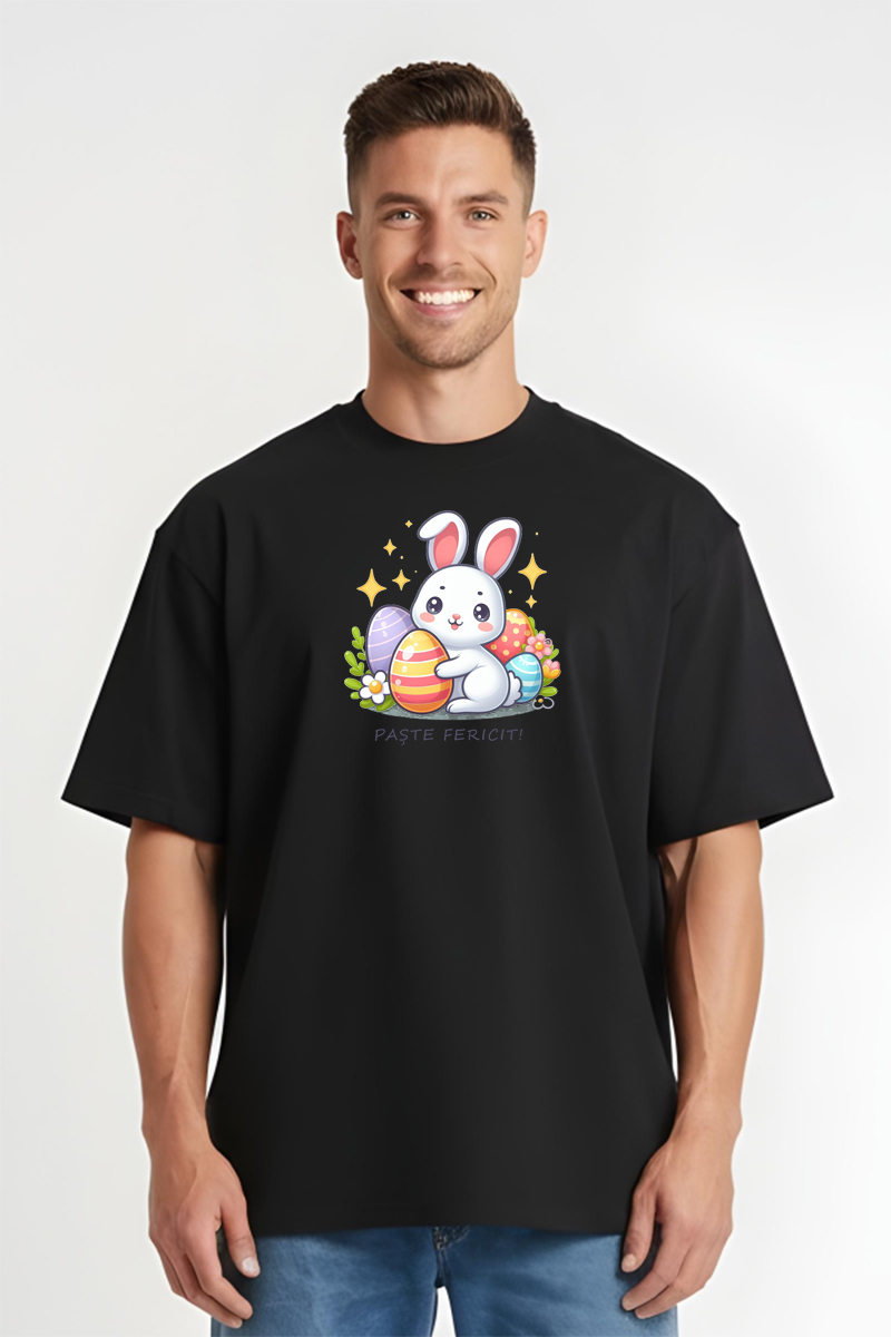 Tricou Oversize - Iepuraș de Paște - imagine 6