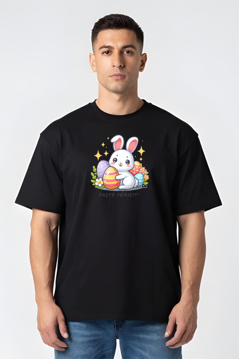 Tricou Oversize - Iepuraș de Paște - imagine 4