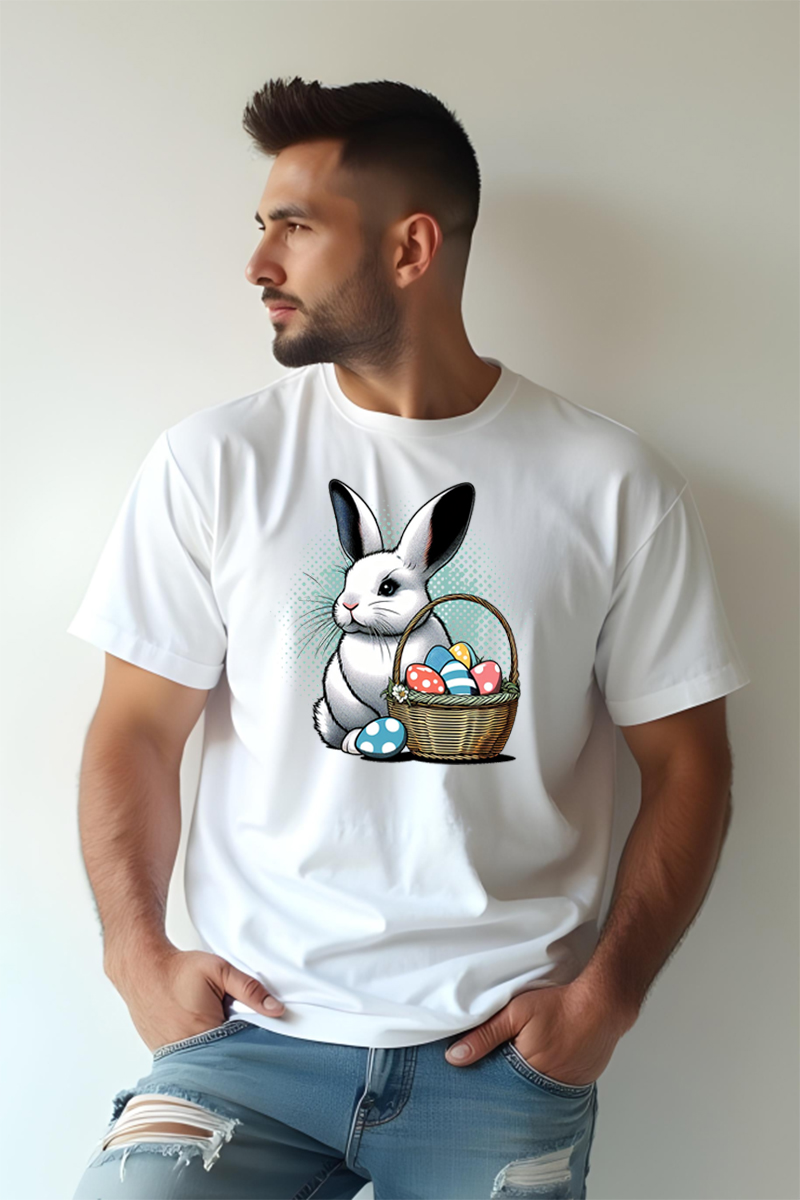 Tricou Oversize - Iepuraș de Paște
