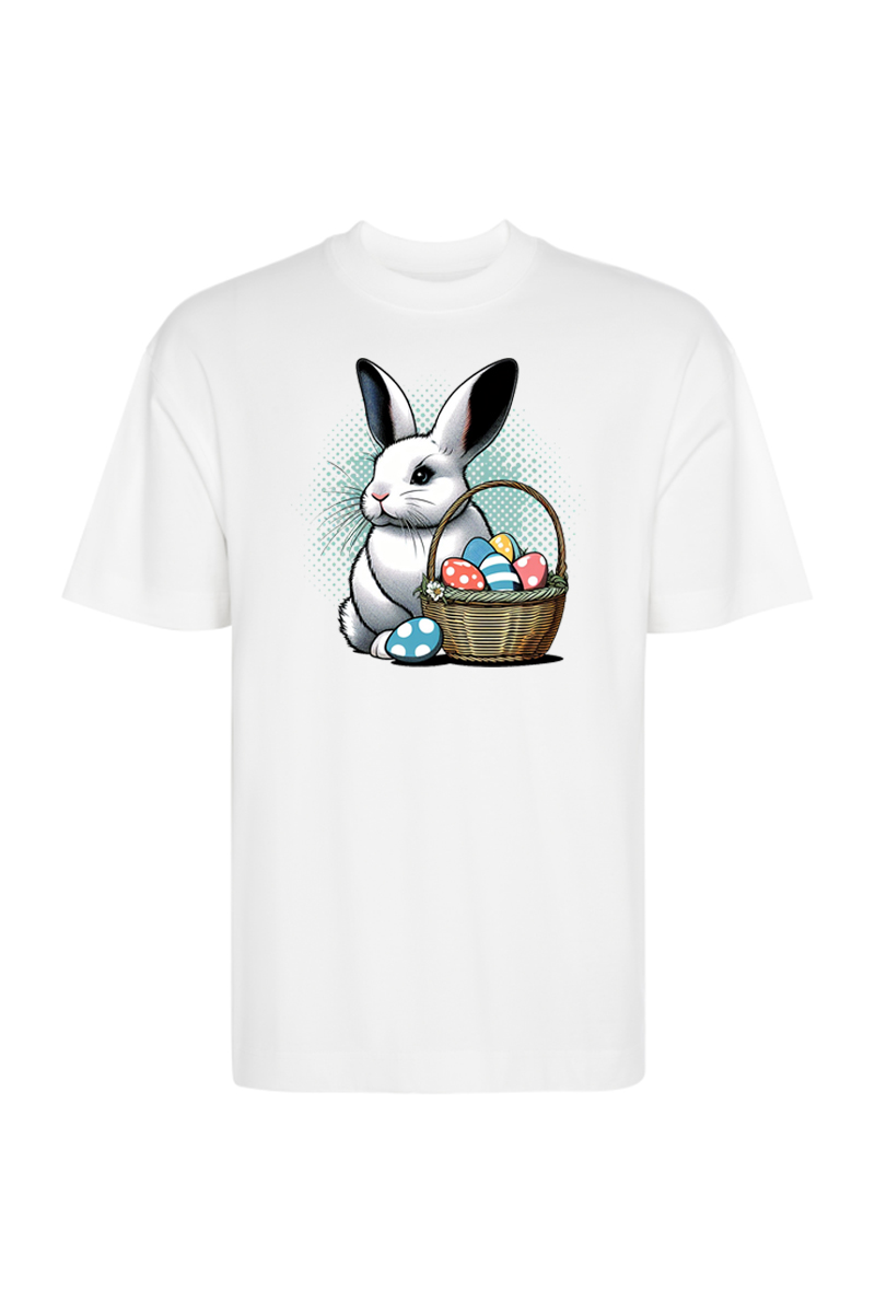 Tricou Oversize - Iepuraș de Paște - imagine 2