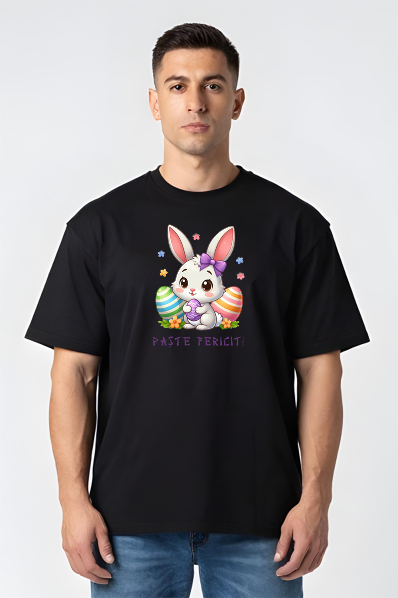 Tricou Oversize - Iepuraș de Paște - imagine 4