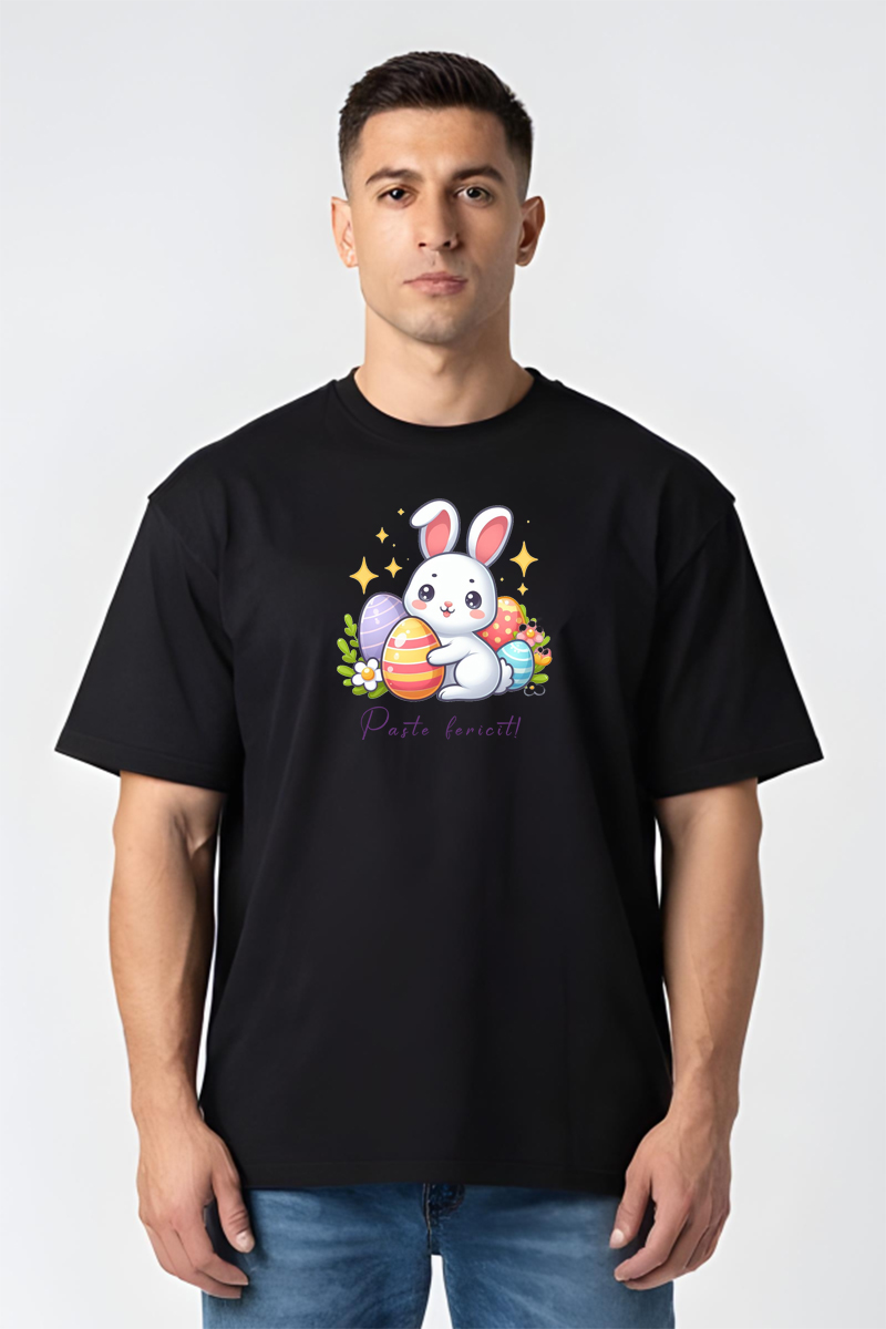 Tricou Oversize - Iepuraș de Paște - imagine 4