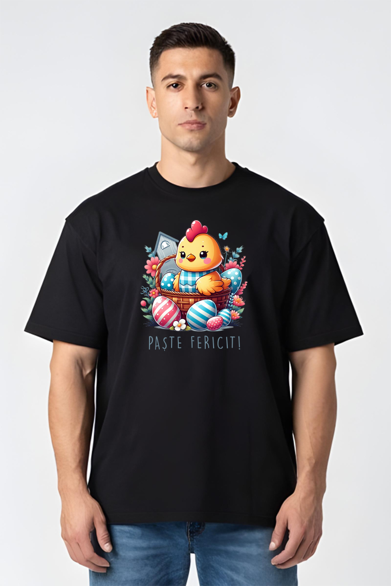 Tricou Oversize - Pui de Pasște - imagine 4