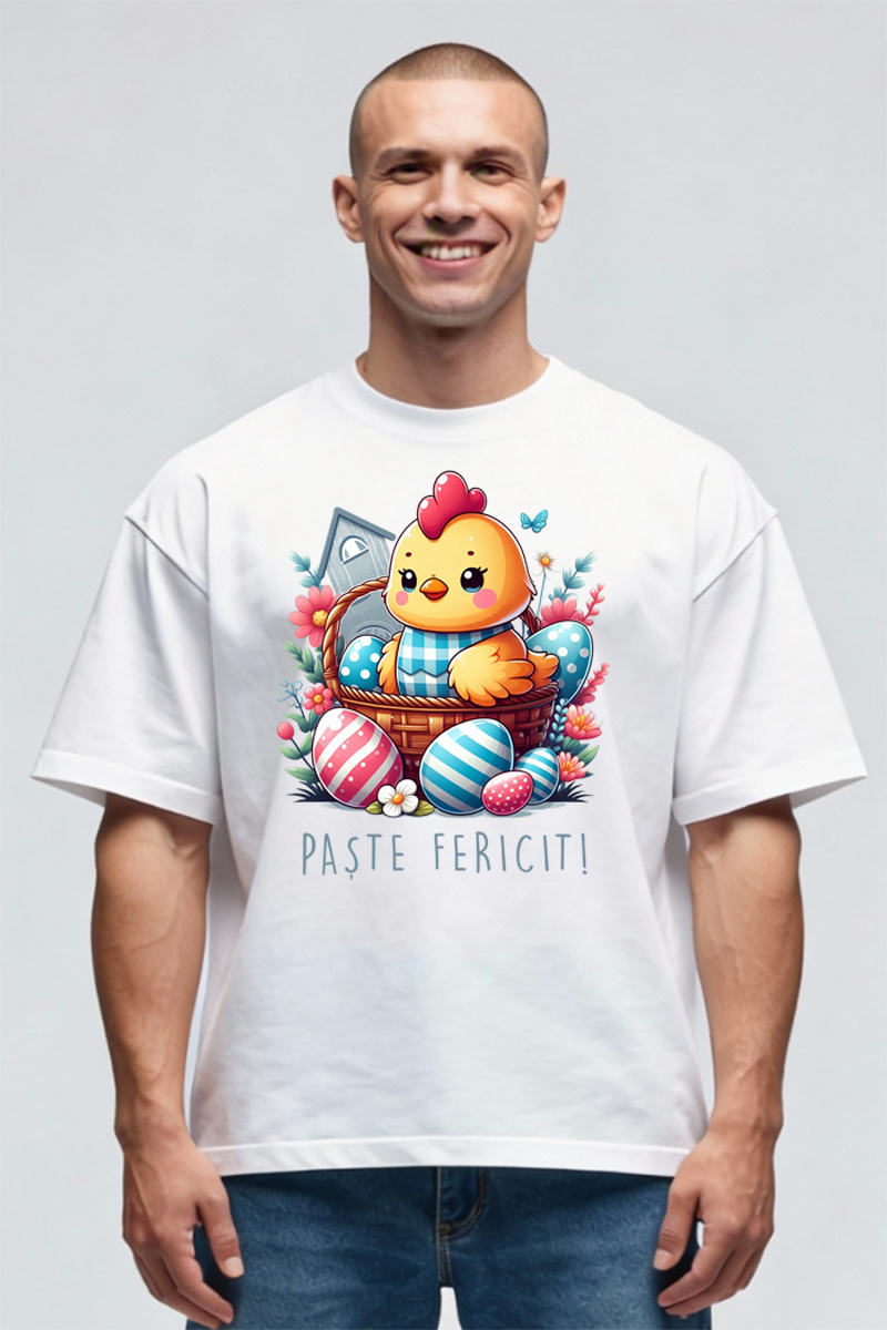Tricou Oversize - Pui de Pasște - imagine 3