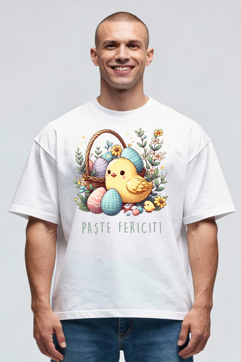 Tricou Oversize - Pui de Pasște - imagine 3