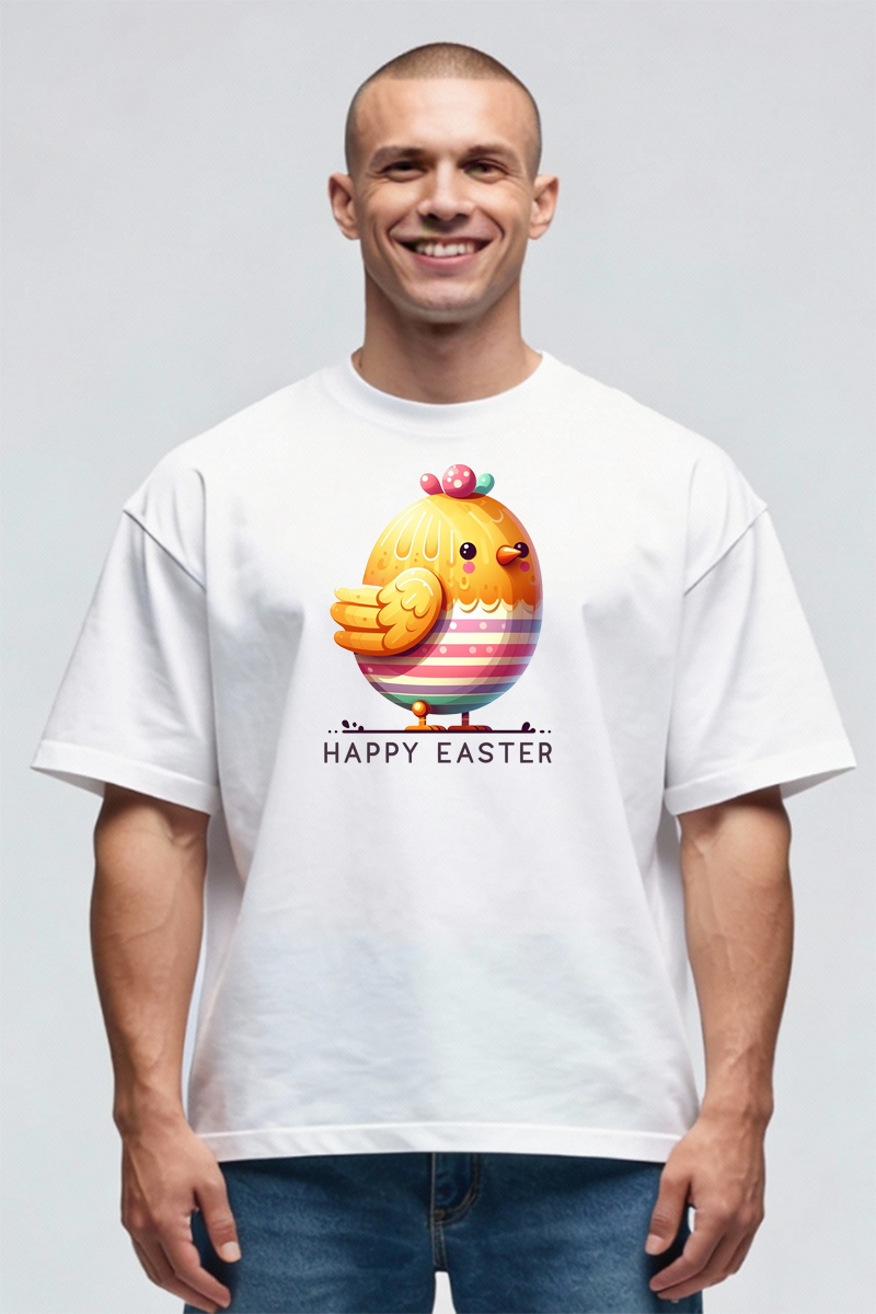 Tricou Oversize - Pui de Pasște - imagine 3