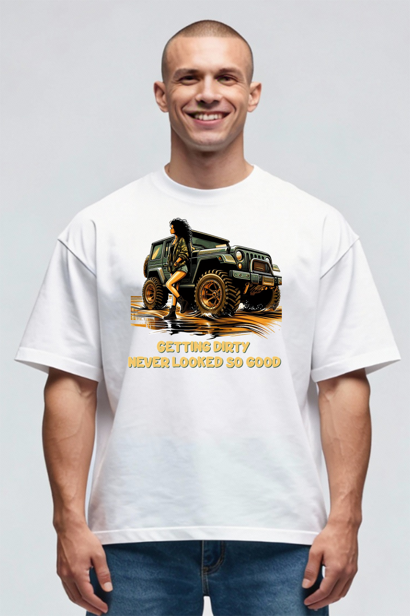 Tricou Oversize - Dirty Off Road - imagine 3