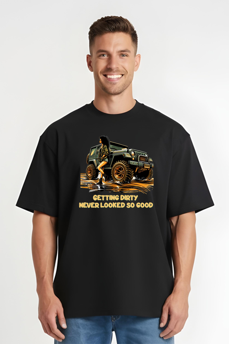 Tricou Oversize - Dirty Off Road - imagine 6