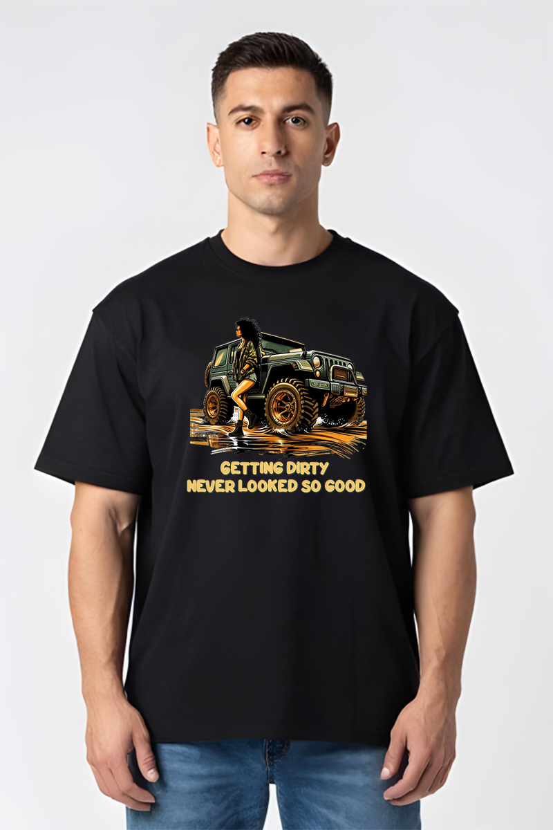 Tricou Oversize - Dirty Off Road - imagine 4
