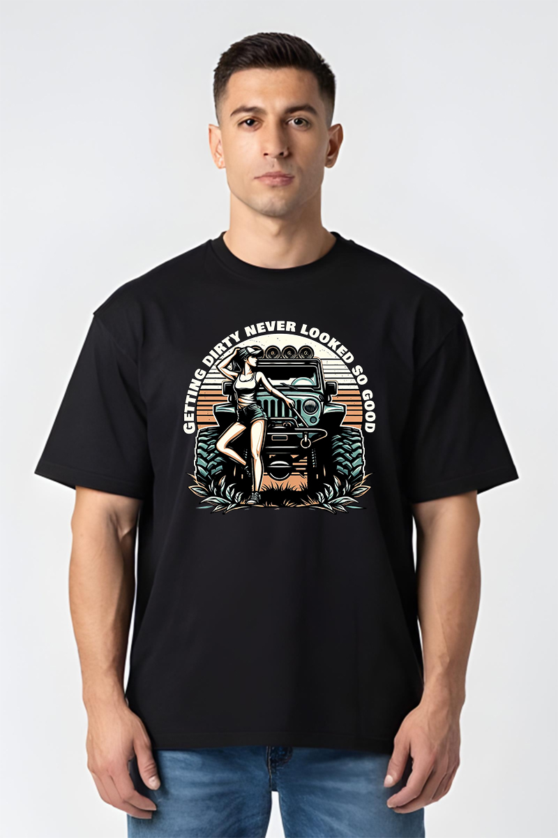Tricou Oversize - Dirty Off Roadn