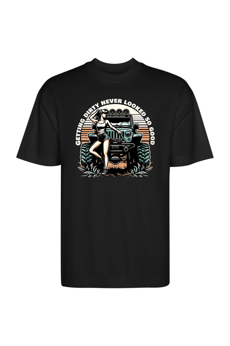 Tricou Oversize - Dirty Off Roadn - imagine 2