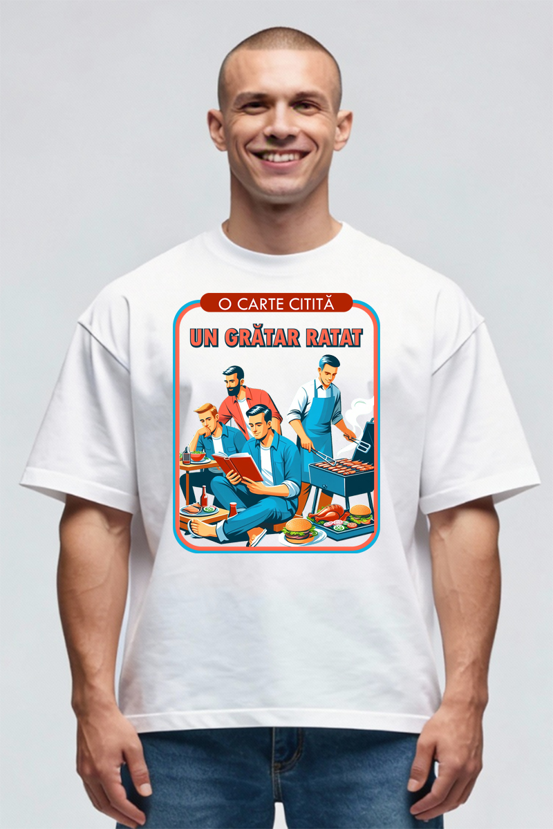 Tricou Oversize - Carte Citita - imagine 3