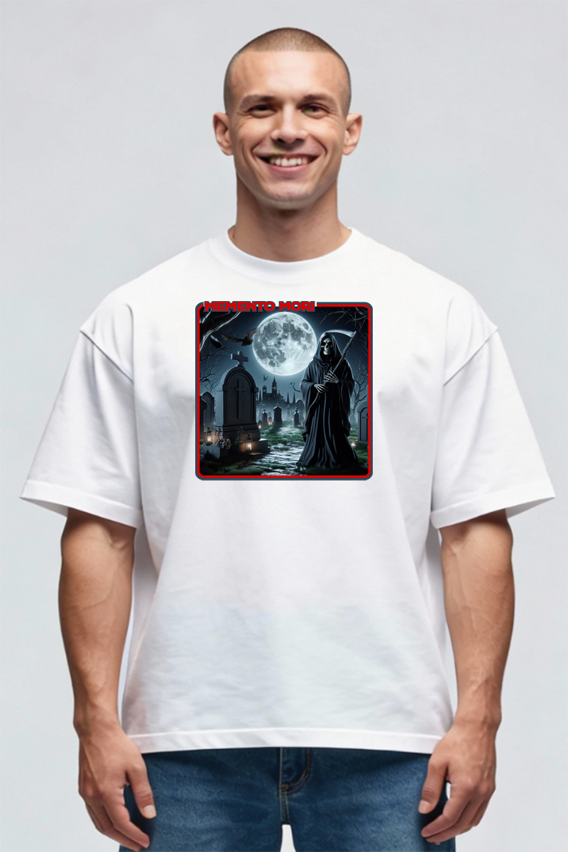 Tricou Oversize - Memento Mori - imagine 4