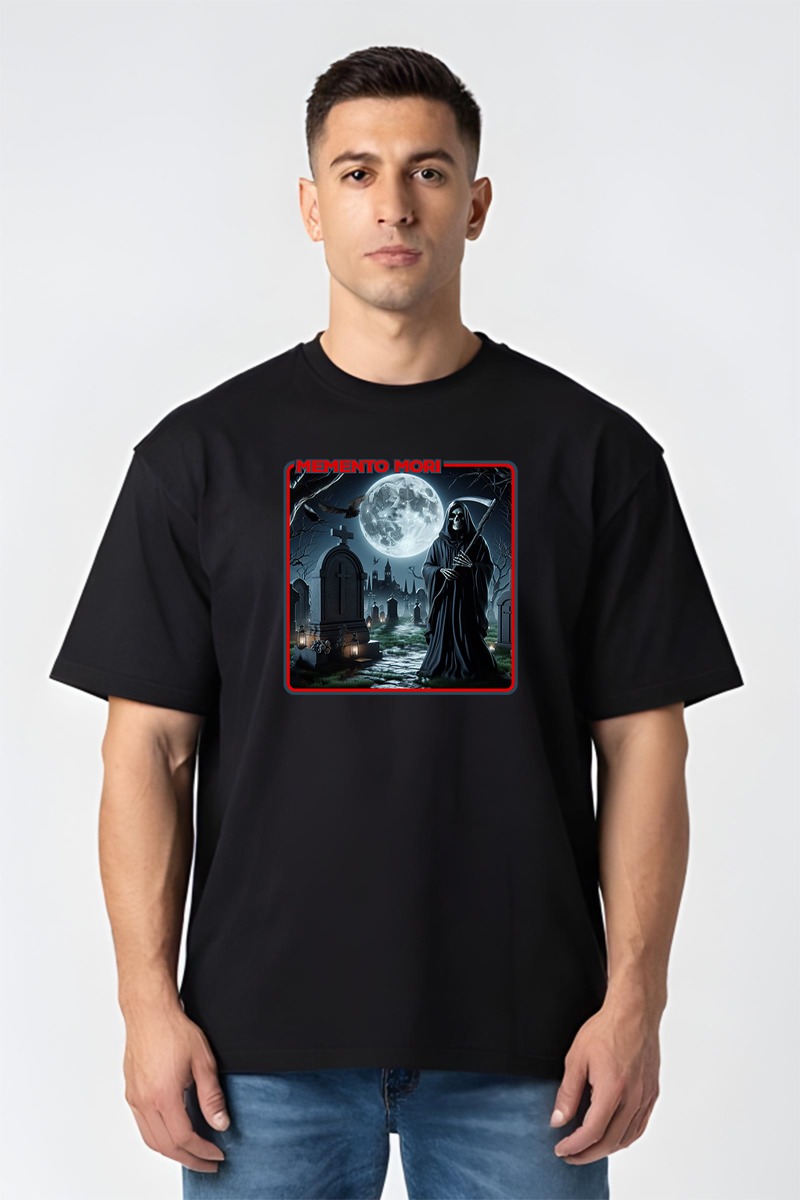 Tricou Oversize - Memento Mori - imagine 2