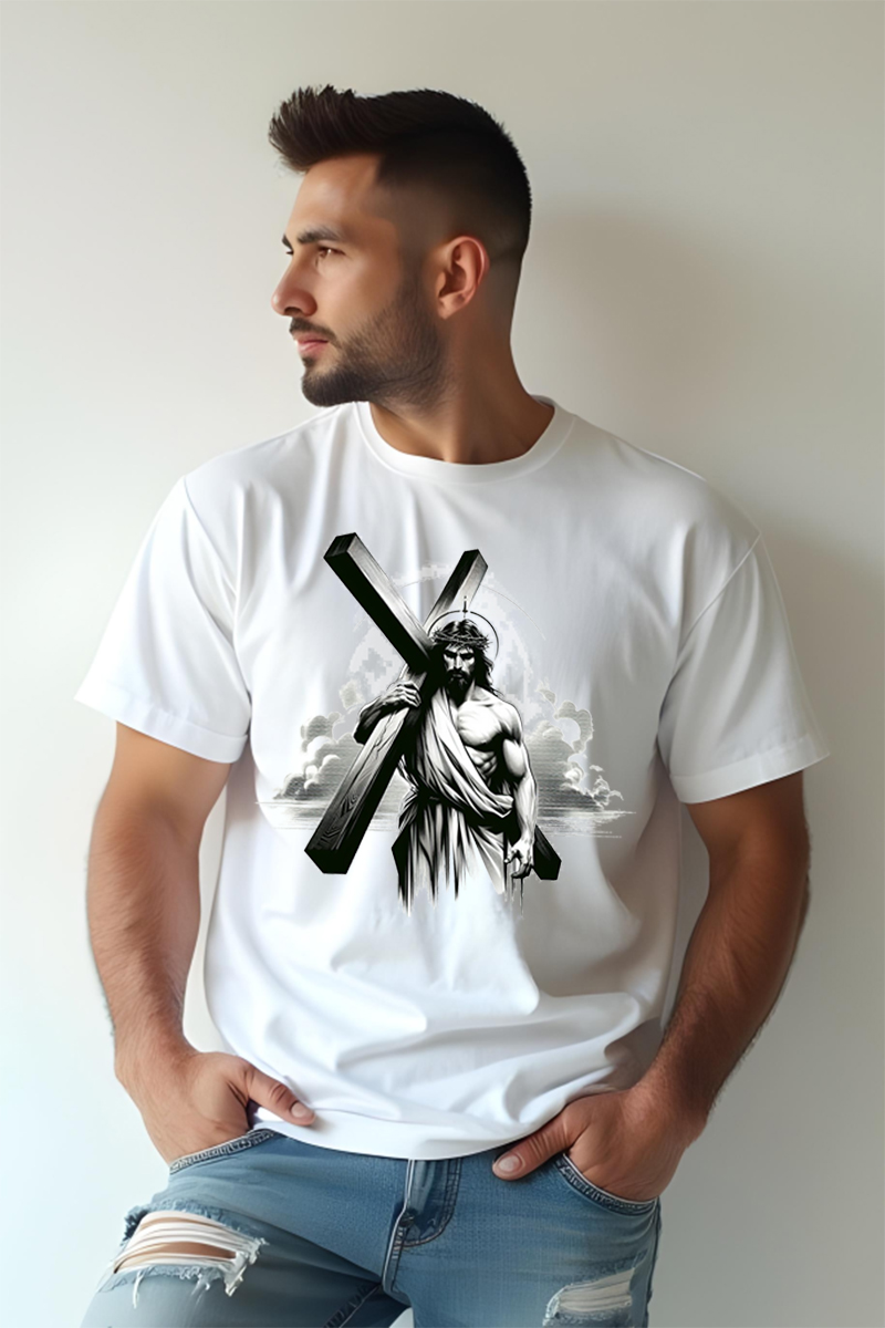 Tricou Oversize - Iisus - imagine 2