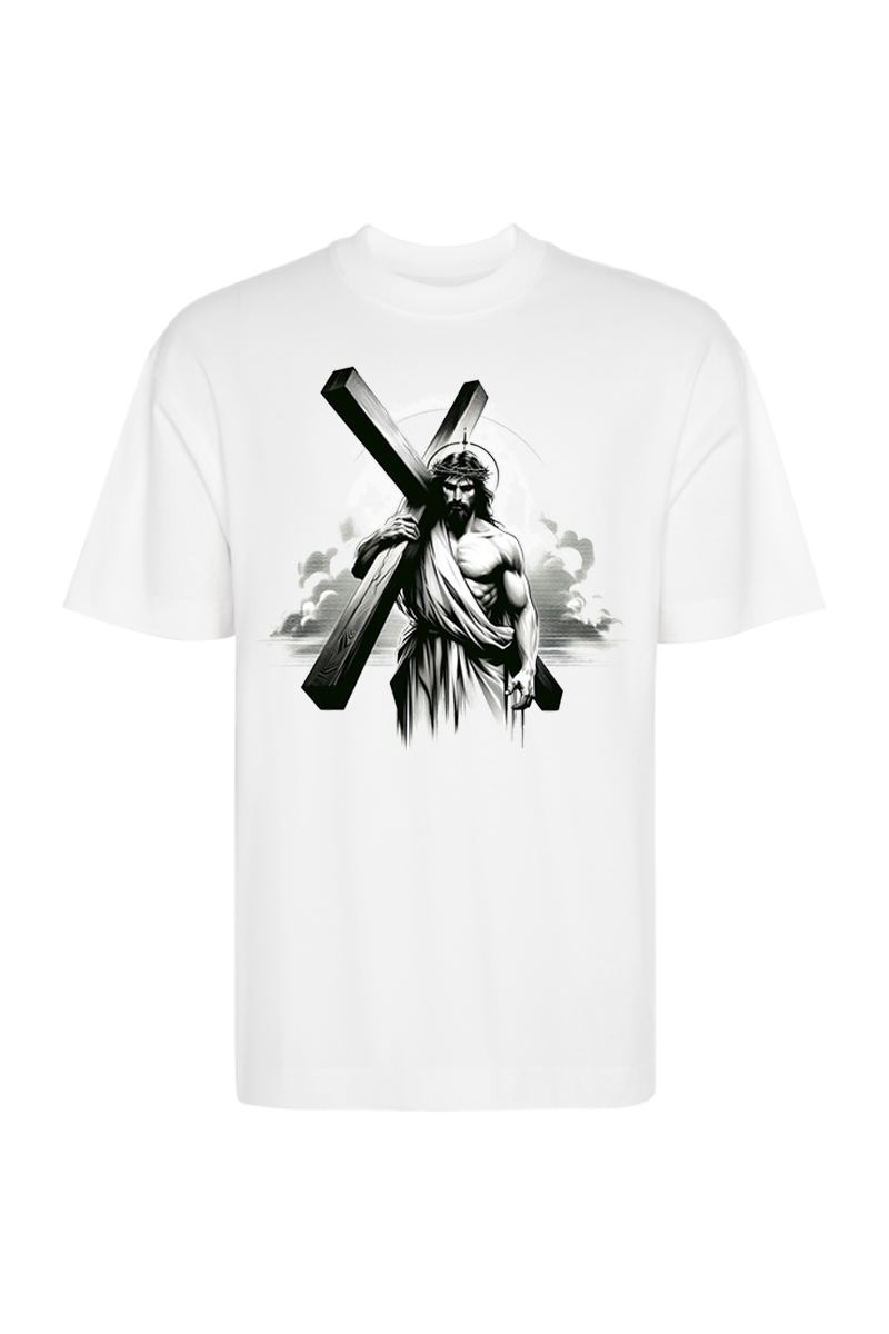 Tricou Oversize - Iisus - imagine 3