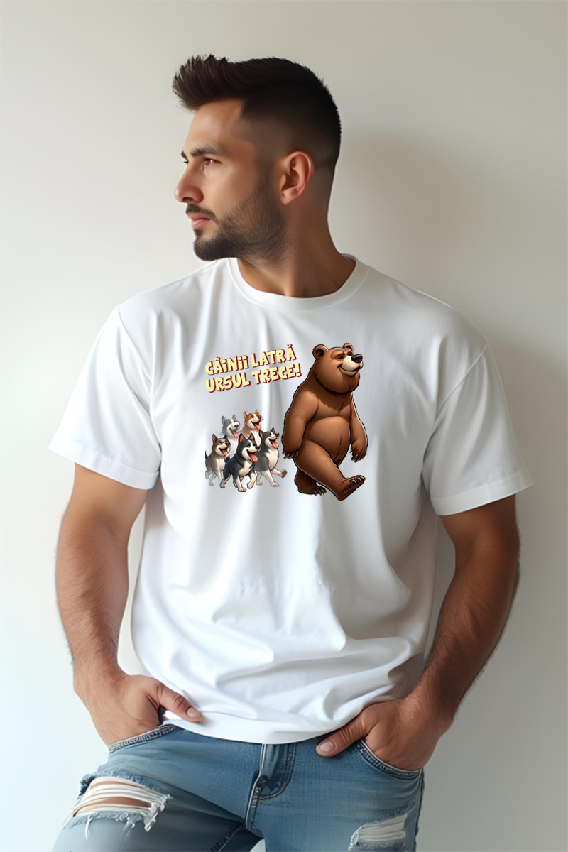 Tricou Oversize - Câini Latră - imagine 5