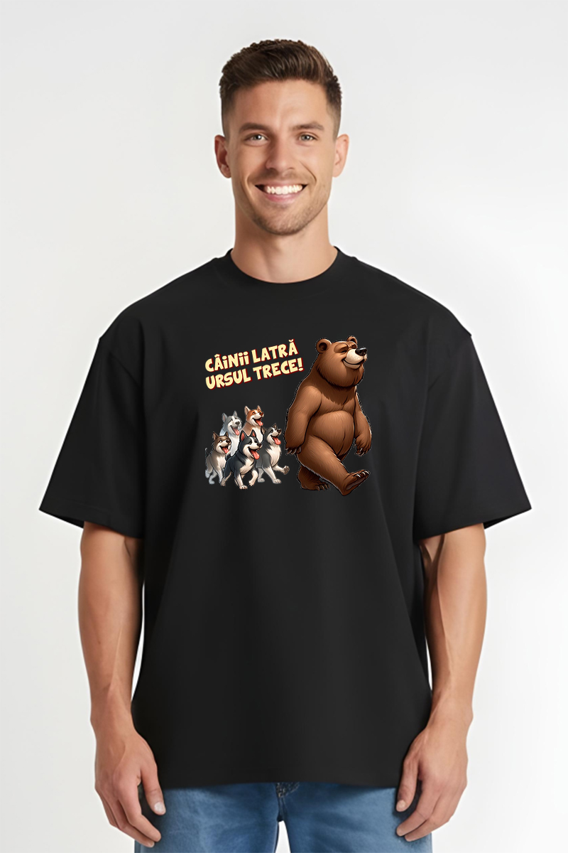 Tricou Oversize - Câini Latră