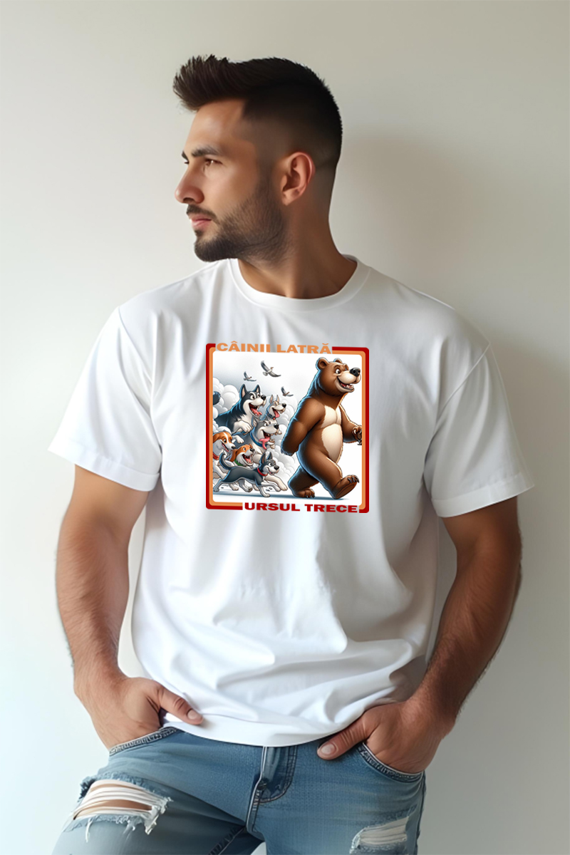 Tricou Oversize - Câini Latră - imagine 2