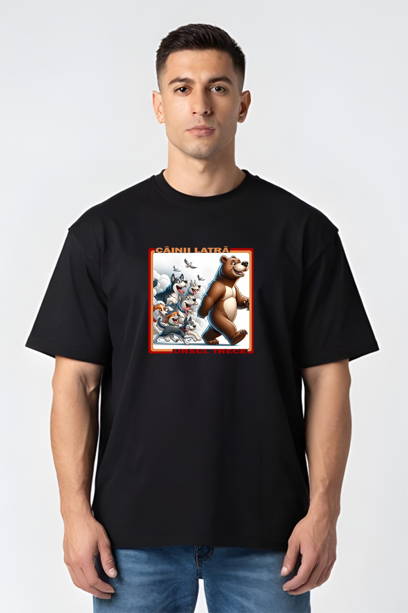 Tricou Oversize - Câini Latră - imagine 5