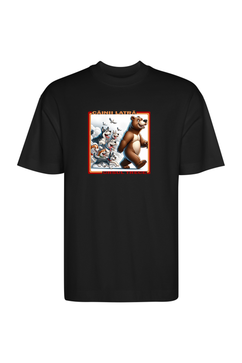 Tricou Oversize - Câini Latră - imagine 6