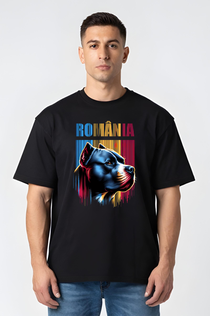 Tricou Oversize - Câini Latră - imagine 2