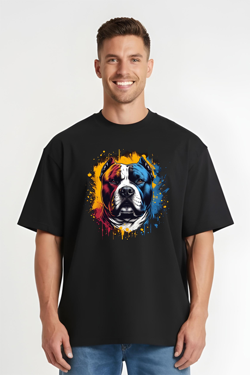 Tricou Oversize - Pitbull Romania