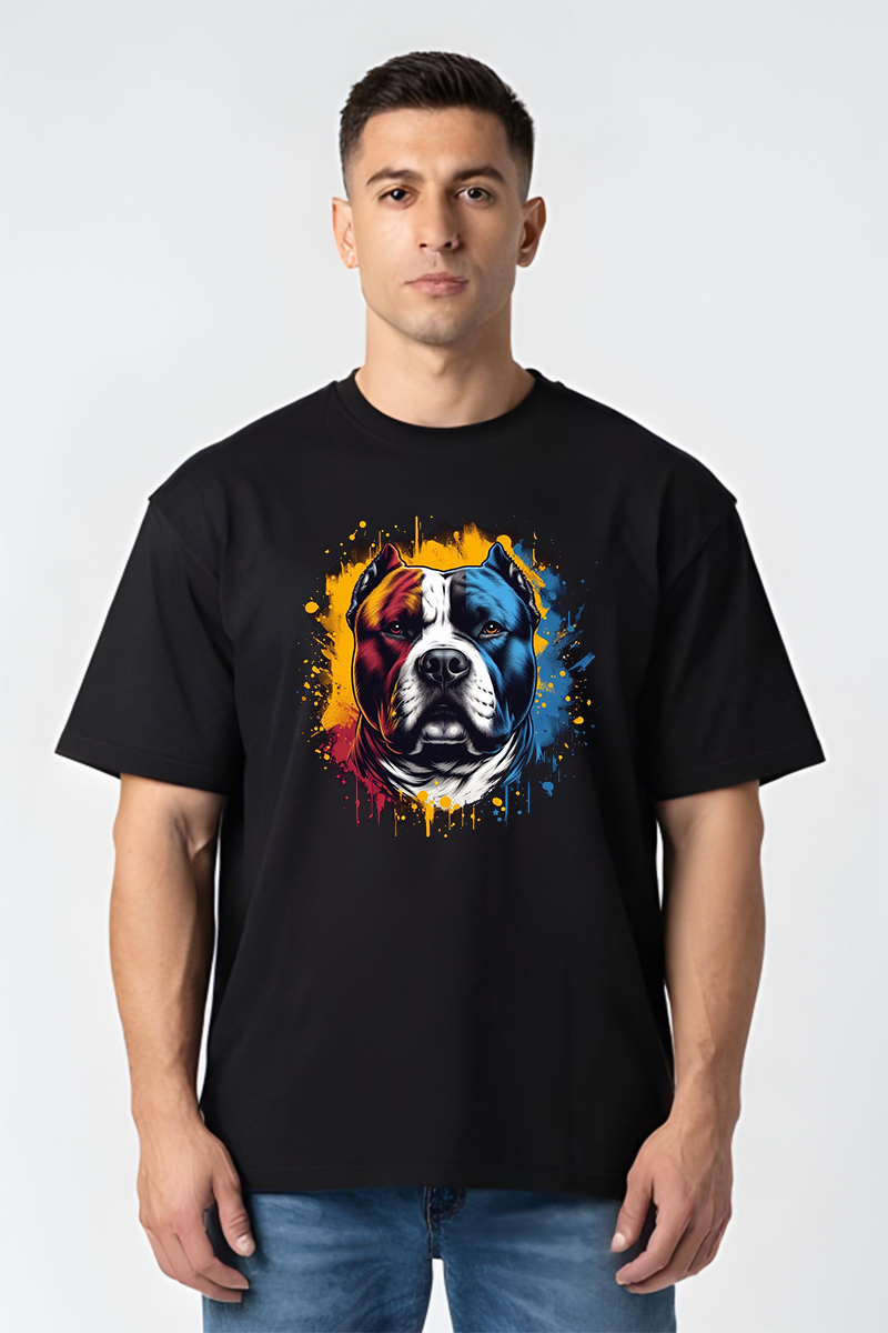 Tricou Oversize - Pitbull Romania - imagine 2