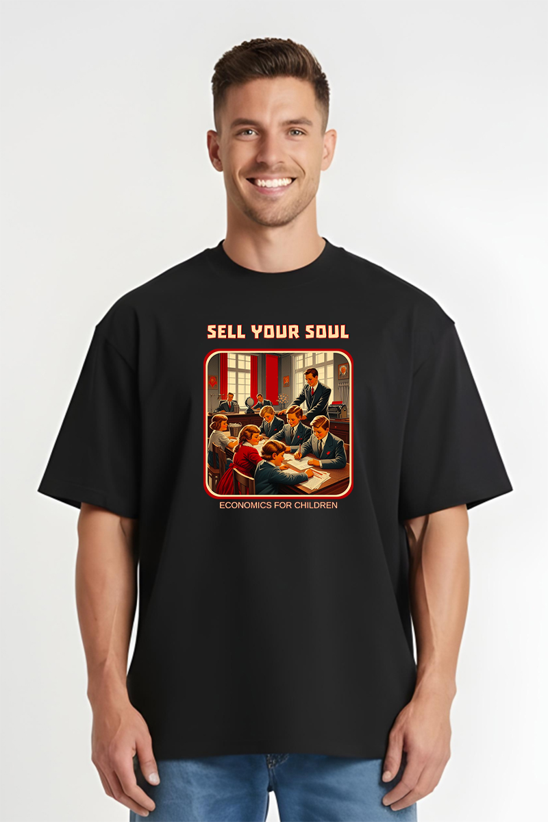 Tricou Oversize - Sell Your Soul - imagine 4