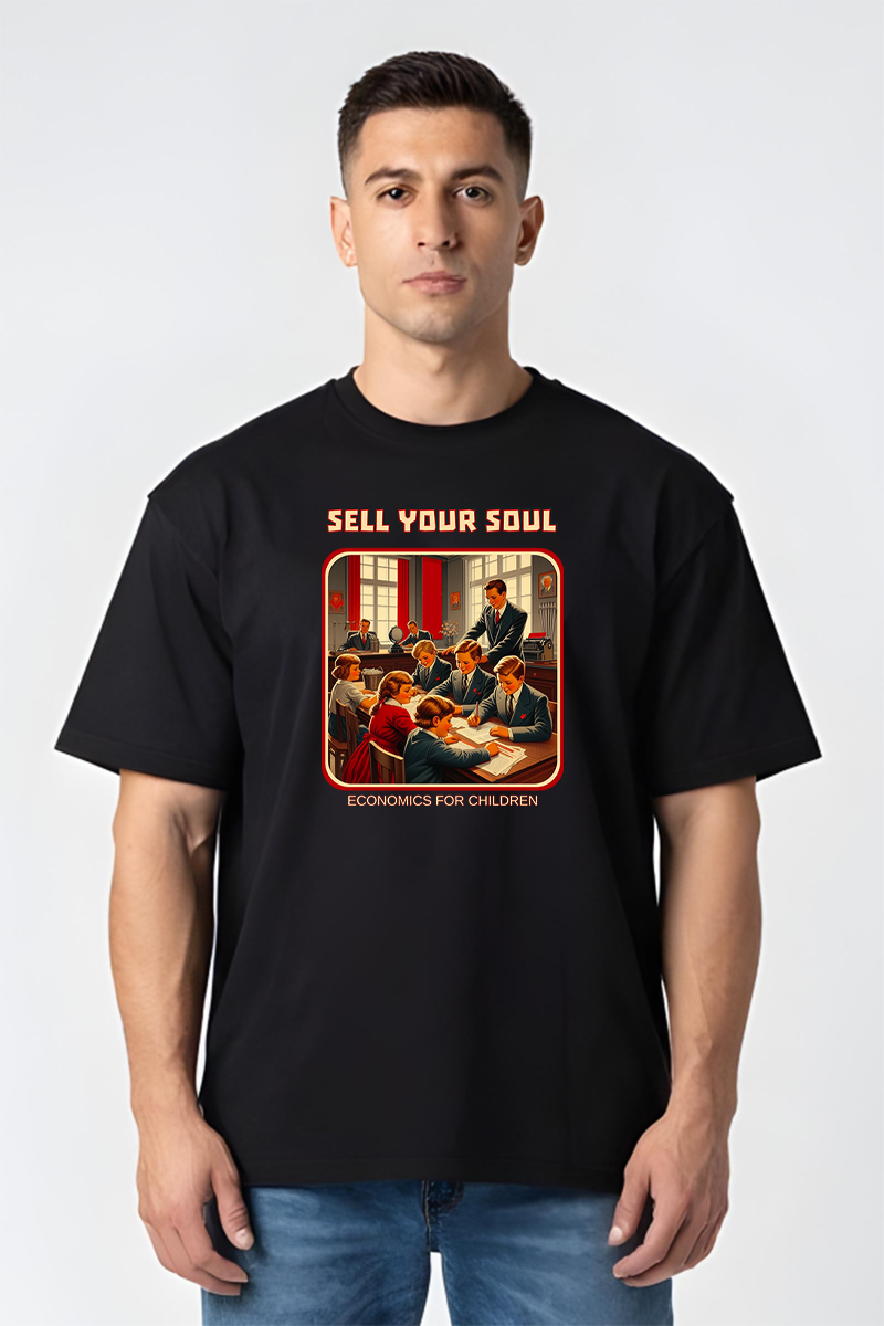 Tricou Oversize - Sell Your Soul - imagine 5