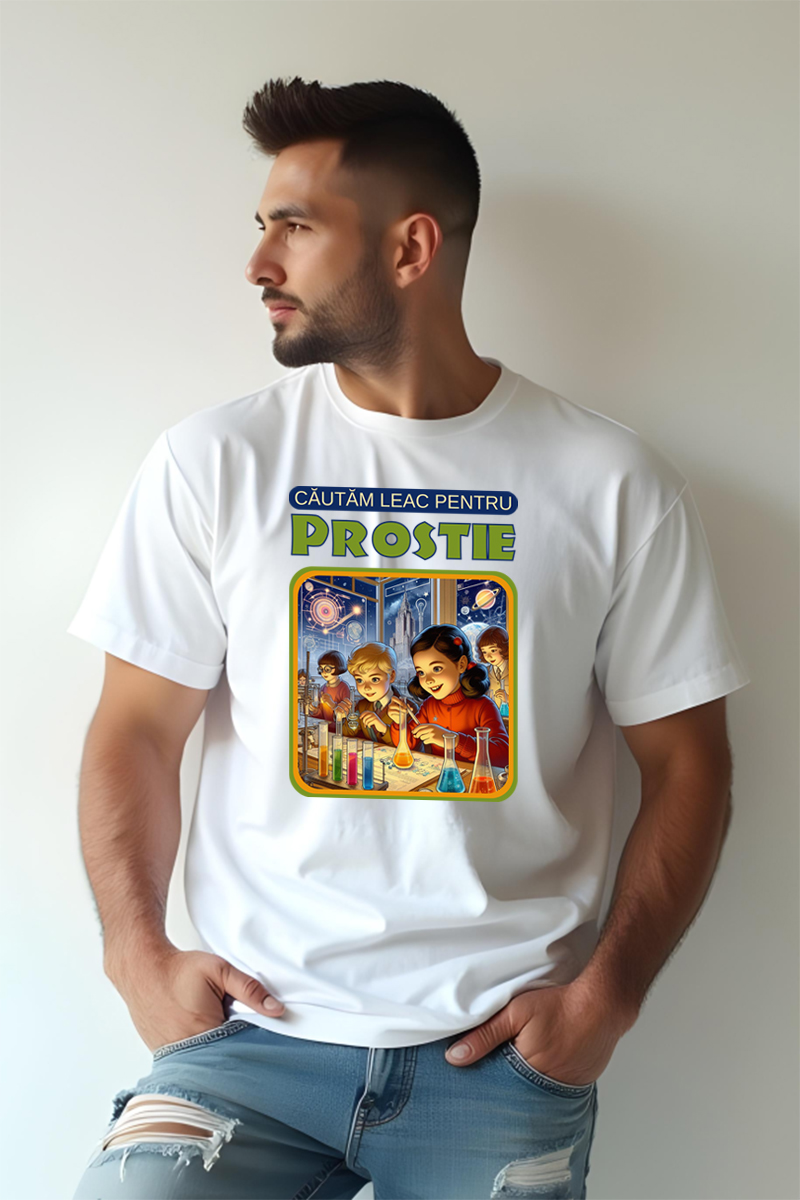Tricou Oversize - Leac pentru prostie - imagine 2
