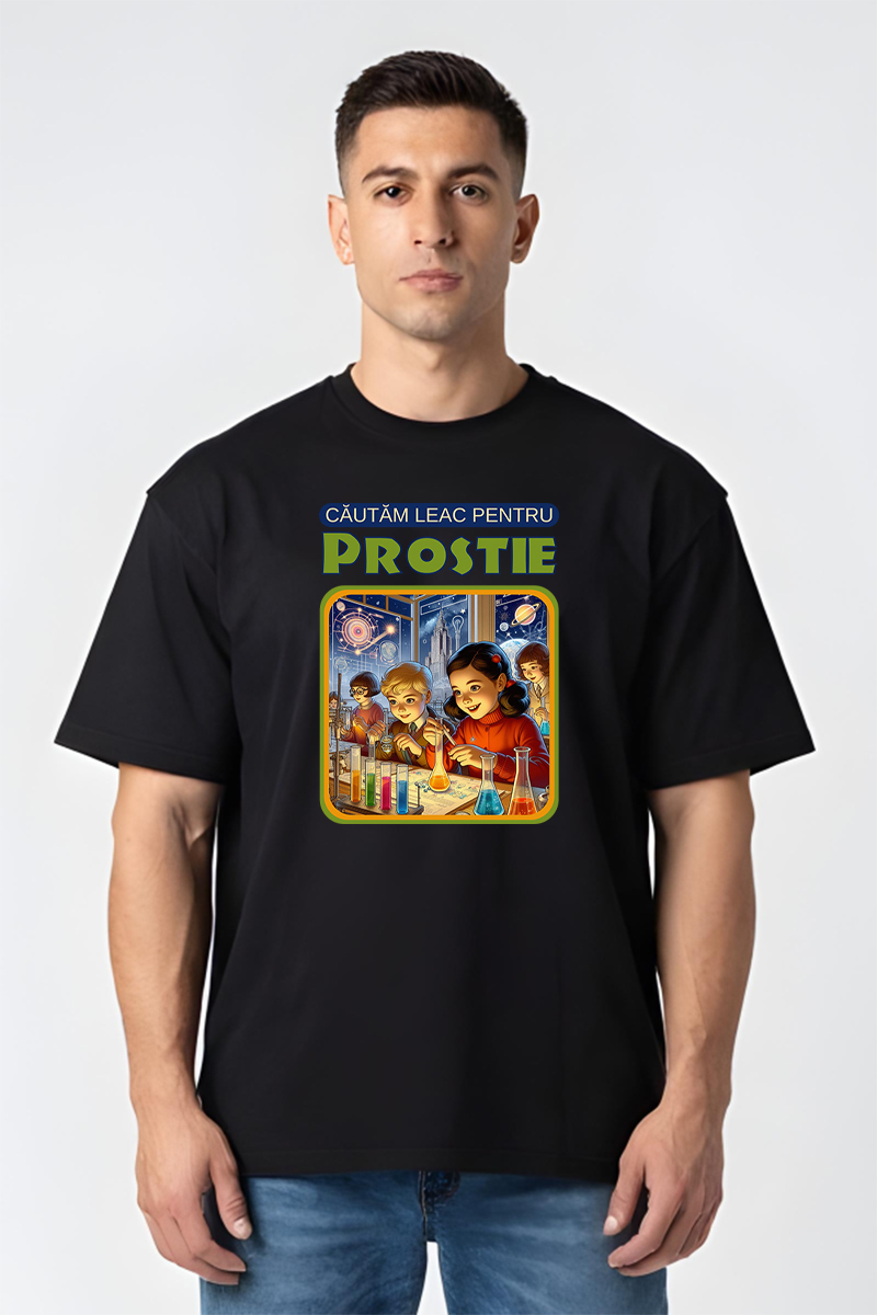 Tricou Oversize - Leac pentru prostie - imagine 5